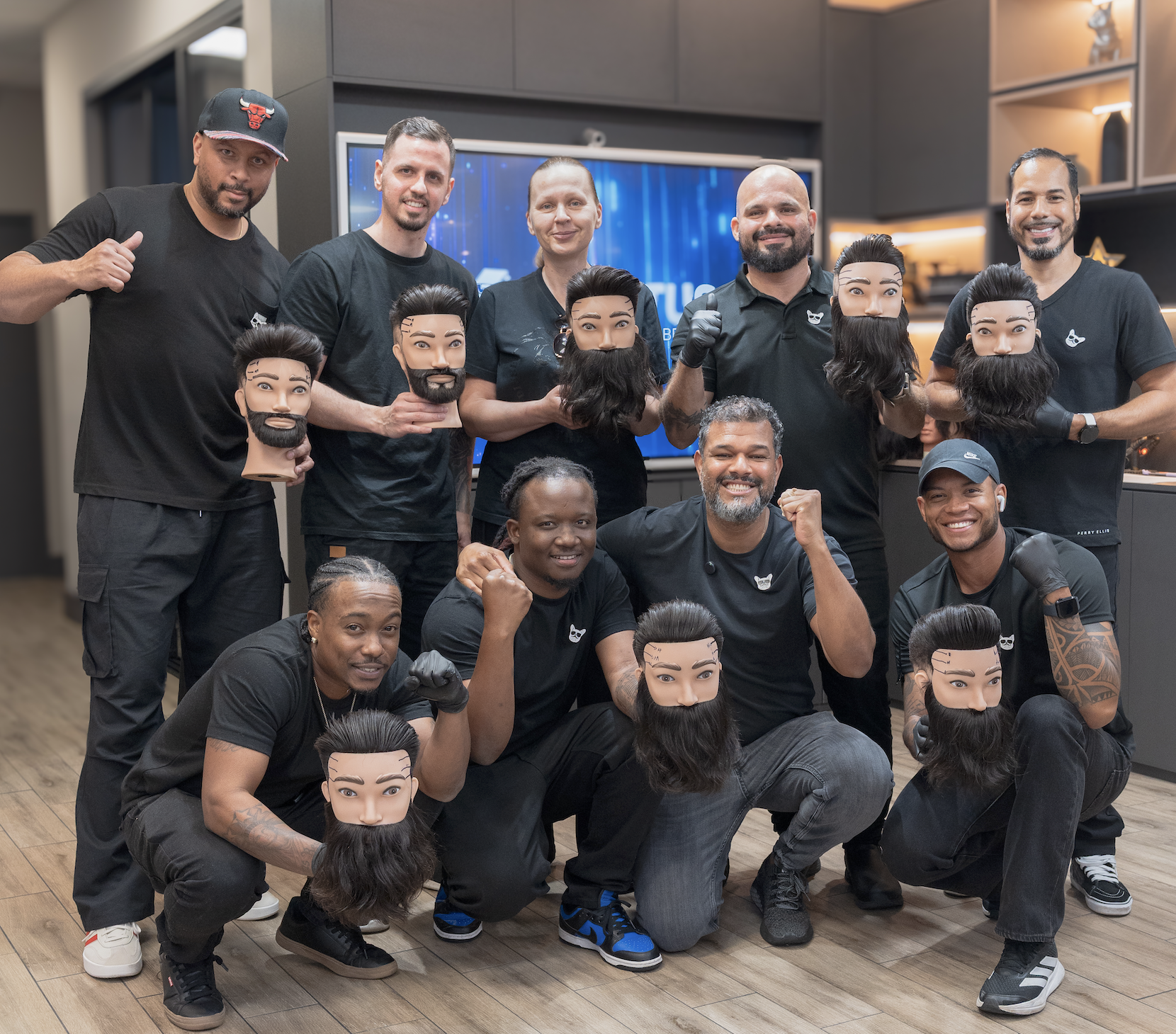 The Invictus Institute of Barbering team