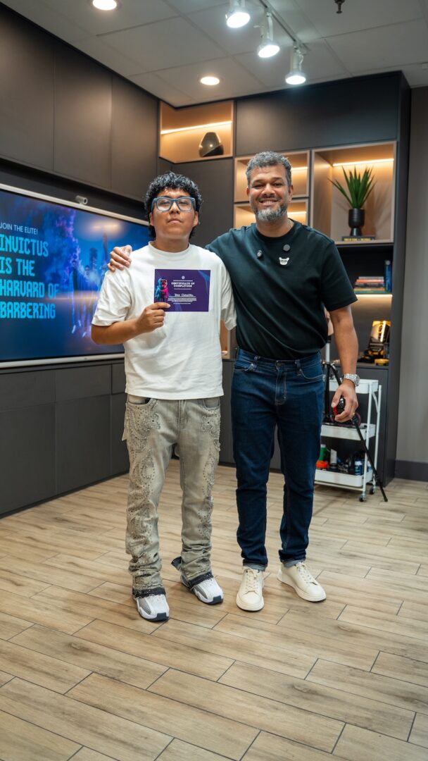The First Cut Experience at Invictus Institute of Barbering